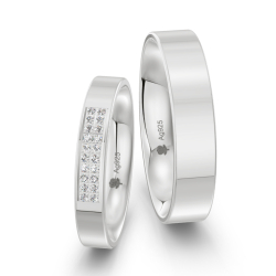 Vielsesringe Slv Amourina 9017