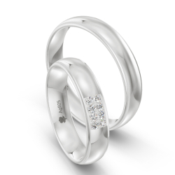 Vielsesringe Slv Amourina 9019