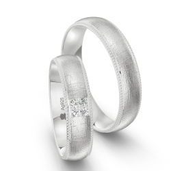 Vielsesringe Slv Amourina 9020