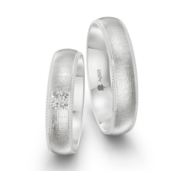 Vielsesringe Slv Amourina 9020