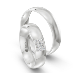 Vielsesringe Slv Amourina 9021