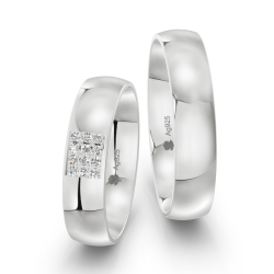 Vielsesringe Slv Amourina 9021