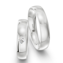 Vielsesringe Slv Amourina 9022