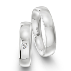 Vielsesringe Slv Amourina 9022