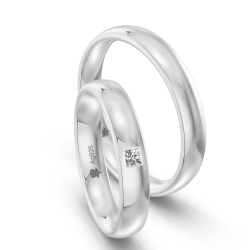 Vielsesringe Slv Amourina 9023