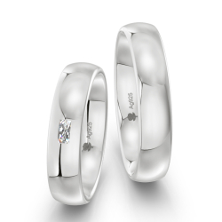 Vielsesringe Slv Amourina 9024