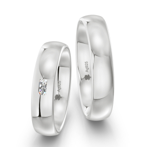 Vielsesringe Slv Amourina 9024