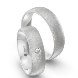 Vielsesringe Slv Amourina 9025