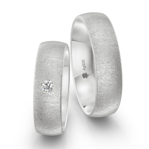 Vielsesringe Slv Amourina 9025