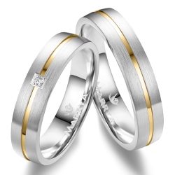 Eksklusive Vielsesringe Slv SG05-1