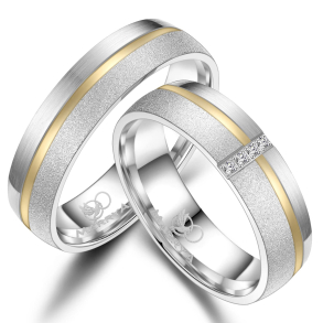 Eksklusive Vielsesringe Slv SG07-1