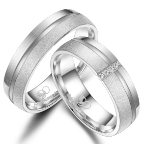 Eksklusive Vielsesringe Slv SG07-3