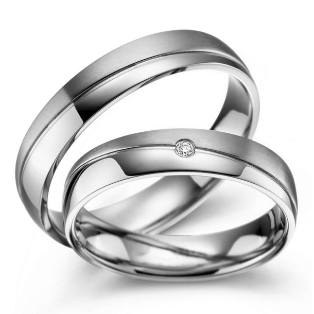 Vielsesringe Titanium TI01
