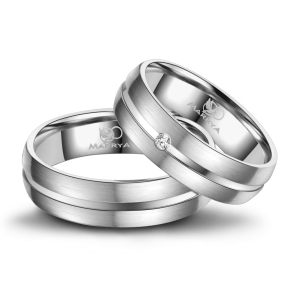 Vielsesringe Titanium TI02