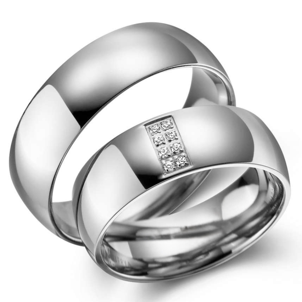 Vielsesringe Titanium TI06