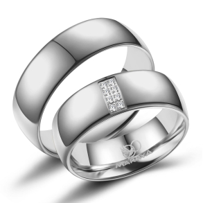 Vielsesringe Titanium TI06