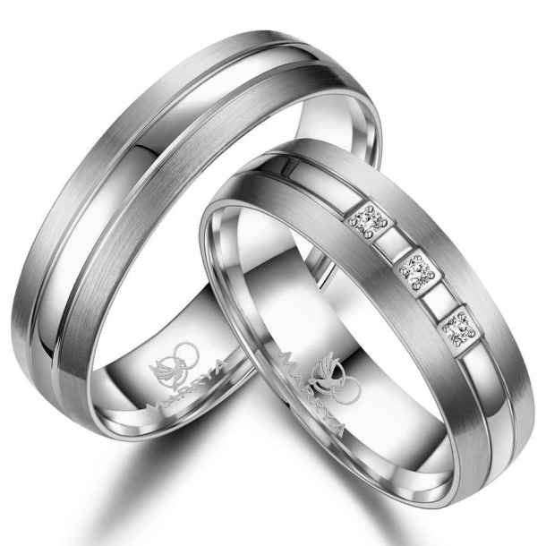 Vielsesringe Titanium TI20