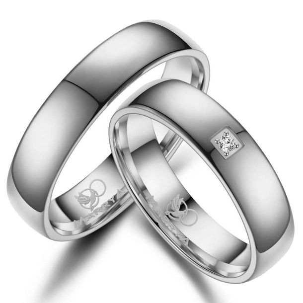 Vielsesringe Titanium TI30