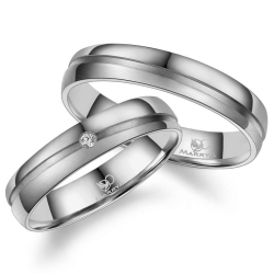 Vielsesringe Titanium TI46