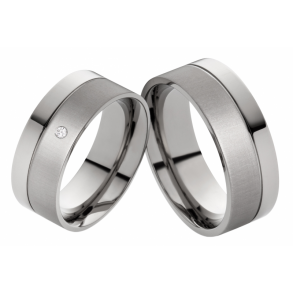 Vielsesringe Titanium