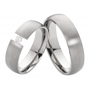 Vielsesringe Titanium