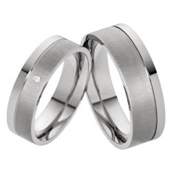 Vielsesringe Titanium