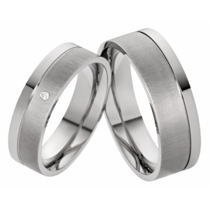 Vielsesringe Titanium