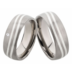 Vielsesringe Titanium