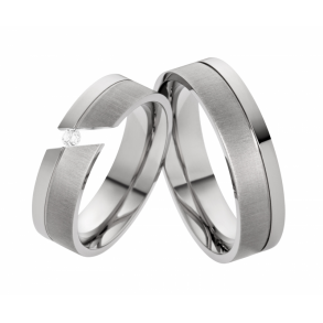 Vielsesringe Titanium