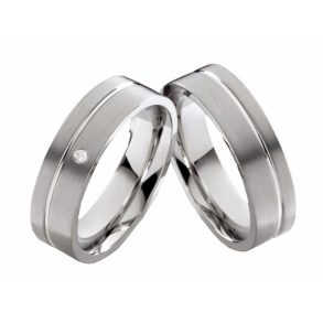 Vielsesringe Titanium