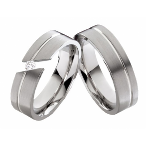 Vielsesringe Titanium