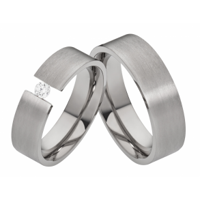 Vielsesringe Titanium