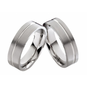 Vielsesringe Titanium