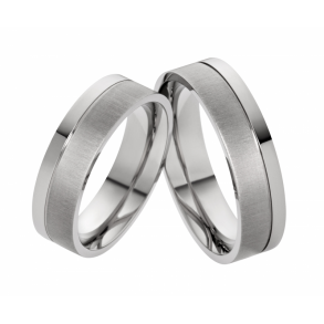 Vielsesringe Titanium