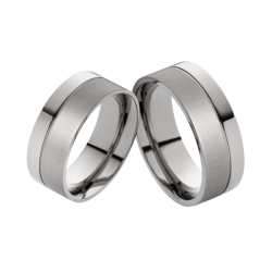 Vielsesringe Titanium