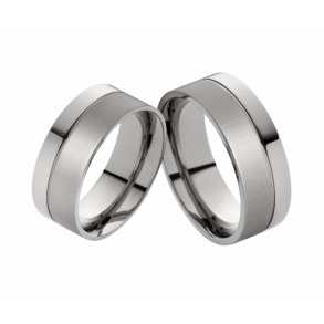 Vielsesringe Titanium