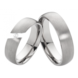 Vielsesringe Titanium