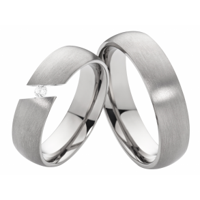 Vielsesringe Titanium