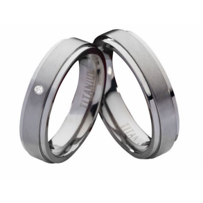 Vielsesringe Titanium