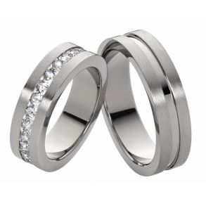 Vielsesringe Titanium