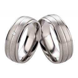 Vielsesringe Titanium