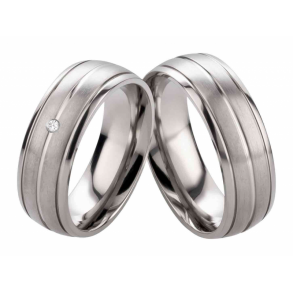 Vielsesringe Titanium