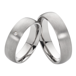 Vielsesringe Titanium