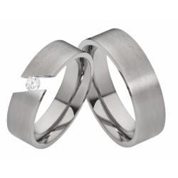 Vielsesringe Titanium