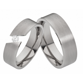 Vielsesringe Titanium