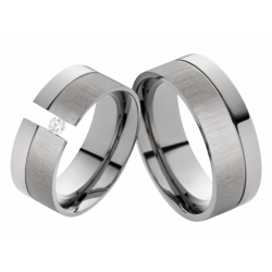 Vielsesringe Titanium