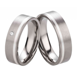 Vielsesringe Titanium