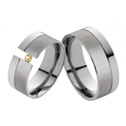 Vielsesringe Titanium