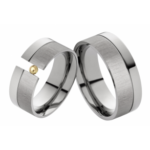 Vielsesringe Titanium