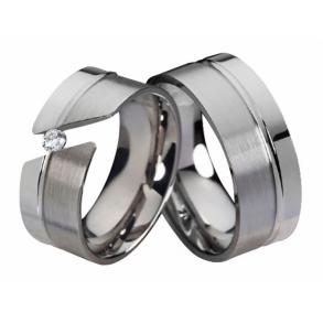 Vielsesringe Titanium